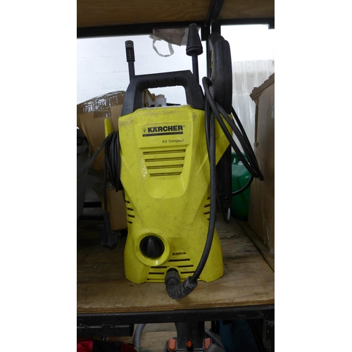 2109 - Karcher K2 compact jet with 2 attachments