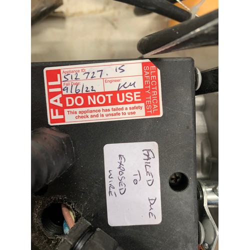 2019 - Silverline 500w hoist and cable - failed electrical safety test due to wire showing, casing needs at... 