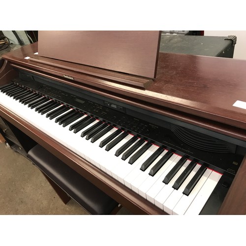 2254 - Technics SC-PX665 electric piano with stand and stool - W