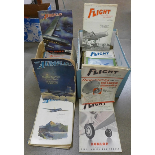 1154 - The Aeroplane, 1936, 17 issues, Flight, 1935, 11 issues and The Aeroplane, 1947, 44 issues **PLEASE ... 