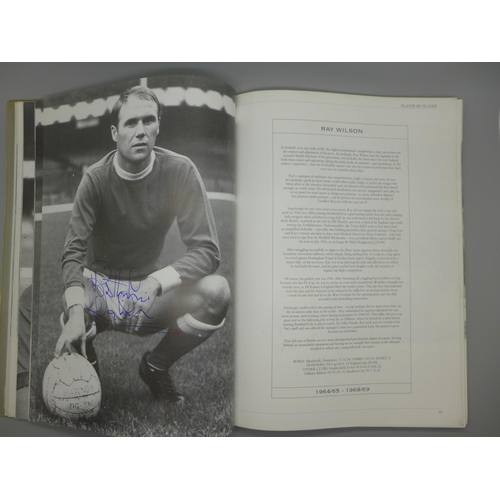 669 - Everton; a Player by Player book containing approximately 145 signatures from former players and man... 