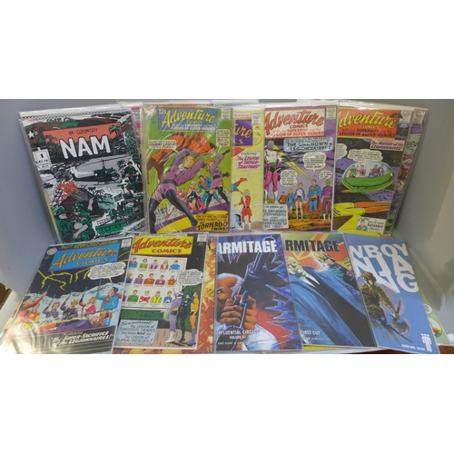 689 - A box of comics, mainly DC