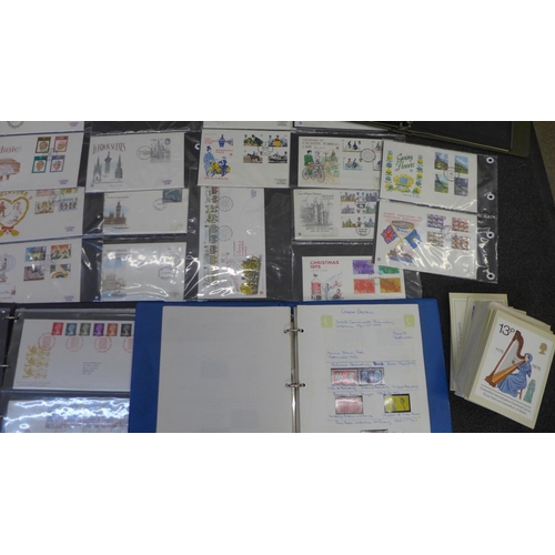 703 - Stamps; a large box of GB stamps, covers, 1987 year book, etc.