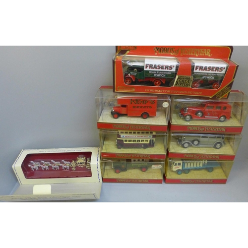 715 - Eight Models of Yesteryear, boxed