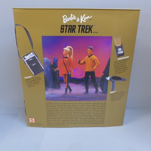 733 - A Barbie and Ken Star Trek gift set, unopened