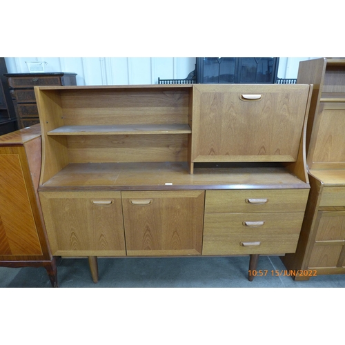 101 - A teak highboard