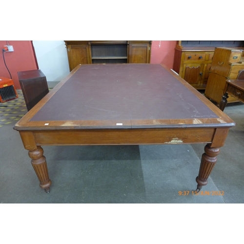 11 - A large early Victorian mahogany library table