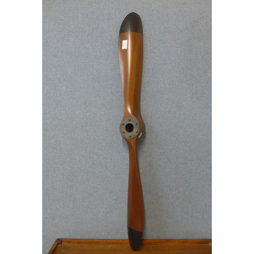 407 - A small teak propeller