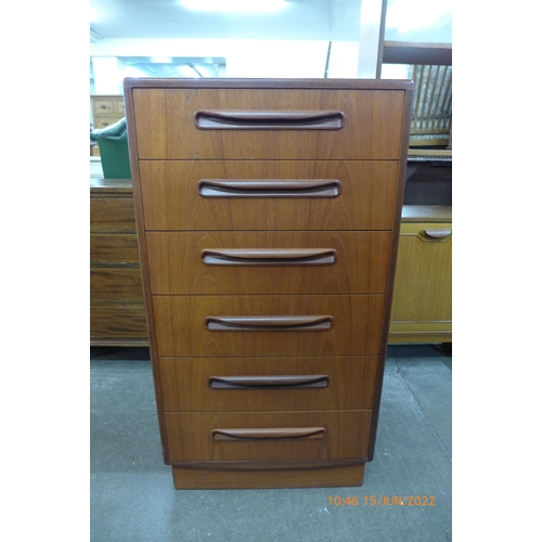 80 - A G-Plan Fresco teak chest of drawers