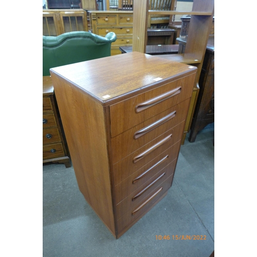 80 - A G-Plan Fresco teak chest of drawers