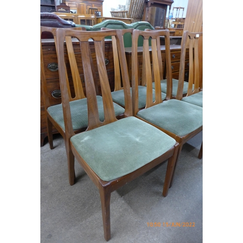 85 - A set of six Nathan teak dining chairs