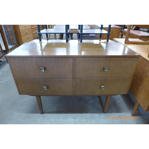 95 - A small teak sideboard