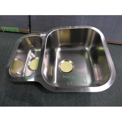 3066 - Ecuador 1.5 Bowl RVS U/mount Stainless Steel Sink 430x582mm   Original RRP £207.50 inc VAT * This lo... 