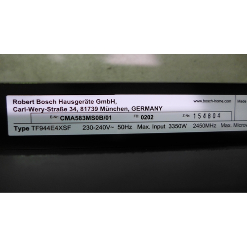 3069 - Bosch  Serie 4 Combination Microwave Model: TF944E4XSF H454xW595xD570  Original RRP557.50 inc VAT * ... 