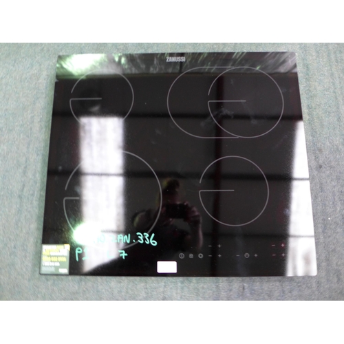 3075 - Zanussi  Ceramic 4-Zone Hob Model: ZHRN643K H38xW590xD520  Original RRP£182.50 inc VAT * This lot is... 