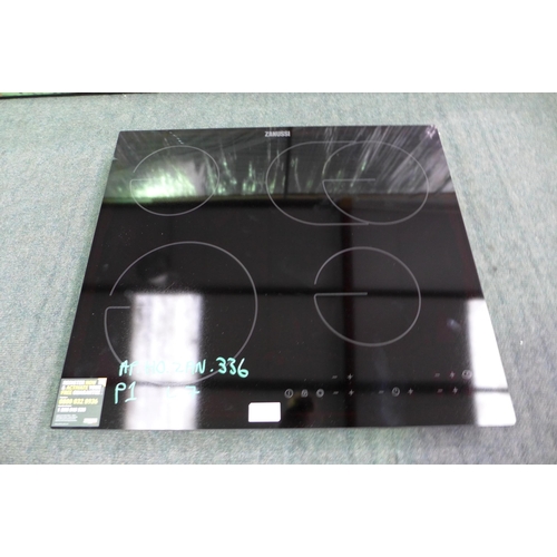 3075 - Zanussi  Ceramic 4-Zone Hob Model: ZHRN643K H38xW590xD520  Original RRP£182.50 inc VAT * This lot is... 