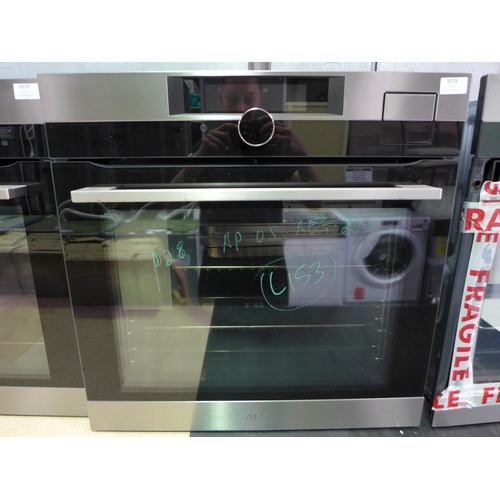 3078 - AEG H Single SousVide Oven 594xW594xD567  Model: BSK892330M Original RRP £1249.17 inc VAT * This lot... 