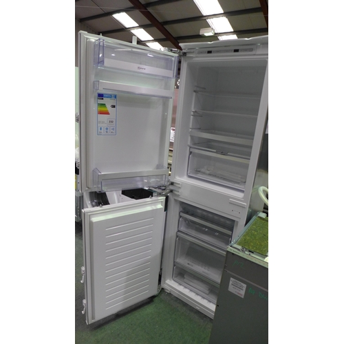 3091 - Neff  50/50 Integrated Fridge Freezer Frost Free Model: KI7853D3OG/07 H1772xW558xD545  Original RRP ... 