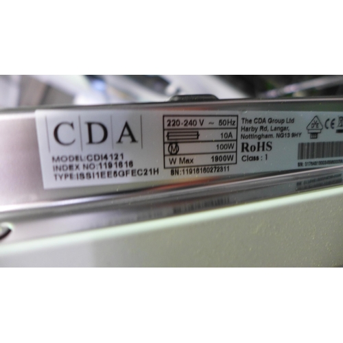 3092 - CDA Integrated Slimline Dishwasher  Model: CDI4121 H820xW448xD550  Original RRP £315.83 inc VAT * Th... 