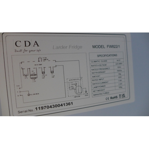 3097 - CDA  Integrated Tower Fridge Model: FW822/1 H1772xW540xD540  Original RRP £513.33 inc VAT * This lot... 