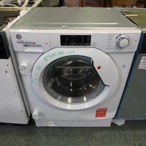 3102 - Hoover  Integrated Washing Machine (9kg) Model: HBWS-49D1E-80 H820xW600xD525  Original RRP £365.83 i... 