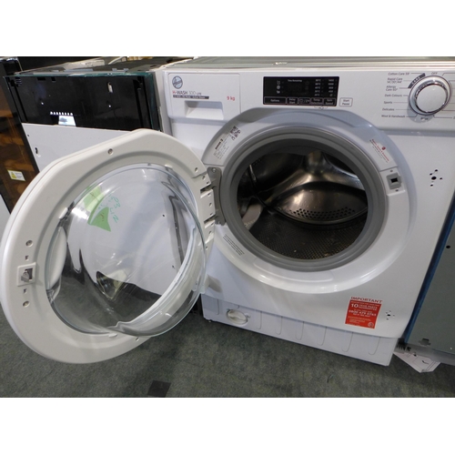 3102 - Hoover  Integrated Washing Machine (9kg) Model: HBWS-49D1E-80 H820xW600xD525  Original RRP £365.83 i... 