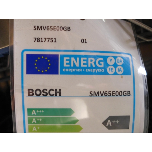 3127 - Bosch Premier Fully Integrated Dishwasher  Model: SMV65E00GB Original RRP £502.50 inc VAT * This lot... 