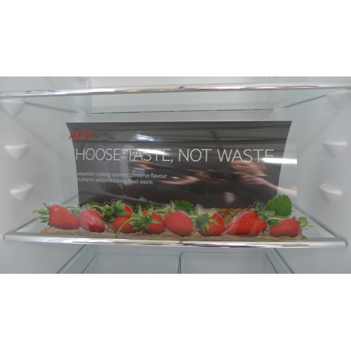 3128 - AEG H 70/30 Fridge Freezer (Frost Free) Model: SCE8181VTS 1772xW540xD549  Original RRP £587.50 inc V... 