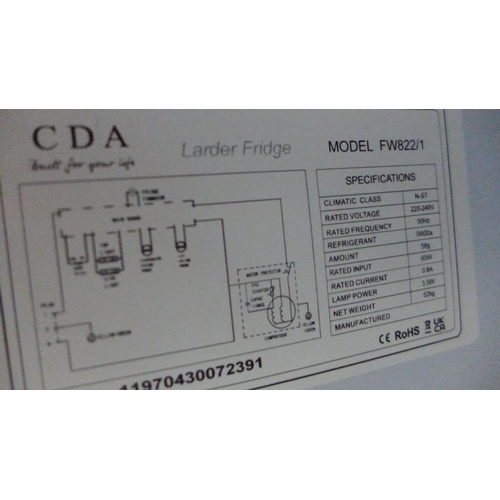 3130 - CDA  Integrated Tower Fridge Model: FW822/1 H1772xW540xD540  Original RRP £513.33 inc VAT * This lot... 