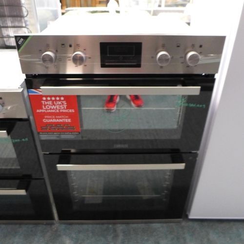 3131 - Zanussi  Built In Multifunction Double Oven Model: ZOD35661XK H888xW594xD548  Original RRP £399.17 i... 