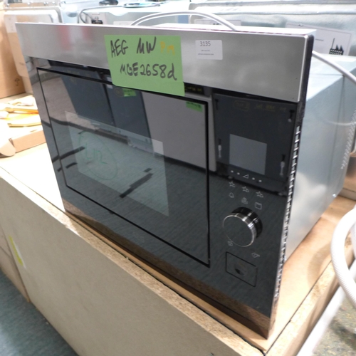 3135 - AEG Microwave Model: MBE2658D Original RRP £100.00 inc VAT * This lot is subject to VAT