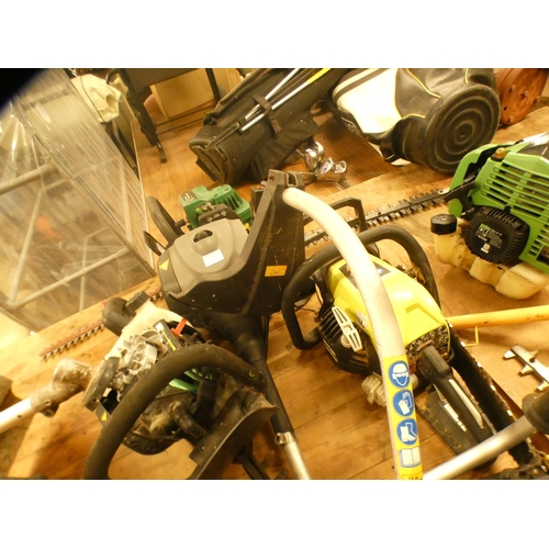 2347 - 2 petrol-driven chainsaws, 4 petrol-driven hedgecutters and 2 petrol-driven strimmers