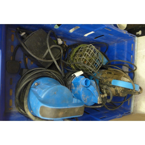 2157 - 5 Submersible/flood/pond pumps