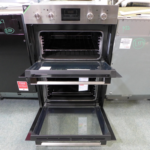 3150 - Zanussi  Built In Multifunction Double Oven Model: ZOD35661XK H888xW594xD548  Original RRP £399.17 i... 