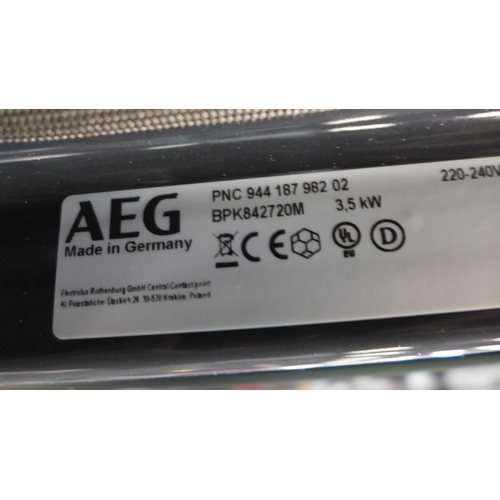 3156 - AEG H Pyrolytic Single Oven Model: BPK842720M 594xW594xD567   Original RRP £832.50 inc VAT * This lo... 