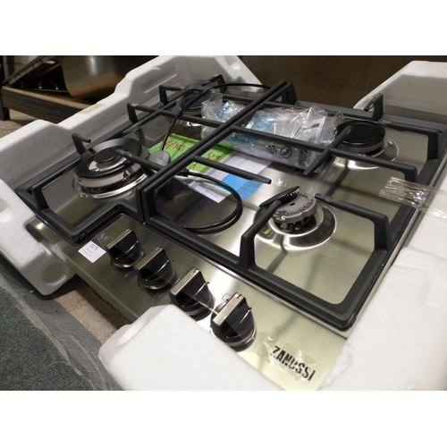 3175 - Zanussi Easy Cook Gas Hob Model: ZGNN645X H40xW595xD510   Original RRP £165.83 inc VAT * This lot is... 