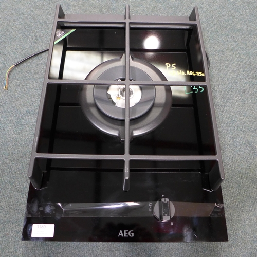 3180 - AEG  Domino Gas on Glass Wok Hob Model: HC411521GB  H60xW360xD520  Original RRP £524.17 inc VAT * Th... 