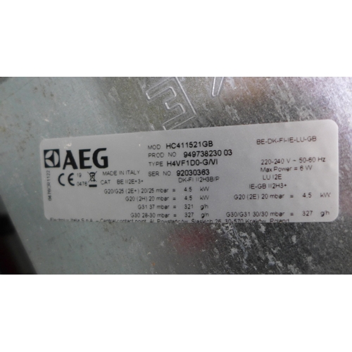 3180 - AEG  Domino Gas on Glass Wok Hob Model: HC411521GB  H60xW360xD520  Original RRP £524.17 inc VAT * Th... 