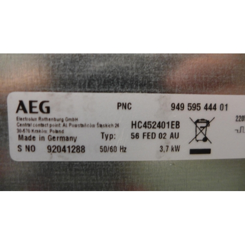 3181 - AEG  Induction 4 Zone Hob Model: HC452401EB H50xW780xD520  Original RRP £635 inc VAT * This lot is s... 