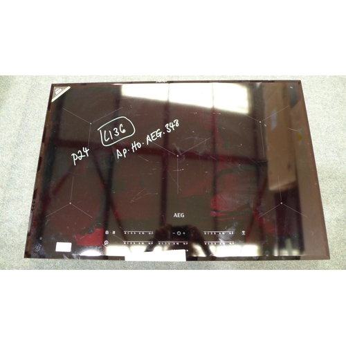 3182 - AEG 5 Zone Induction Hob  Model: IKE85431FB H44xW780xD520  Original RRP £969 inc VAT * This lot is s... 