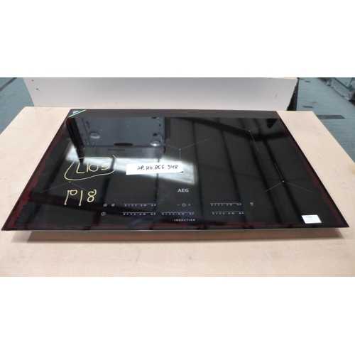 3184 - AEG  5 Zone Induction Hob Model: IKE85431FB H44xW780xD520  Original RRP £969 inc VAT * This lot is s... 