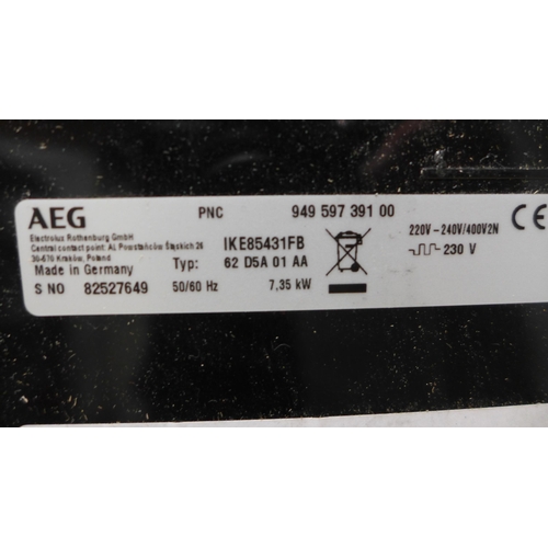 3184 - AEG  5 Zone Induction Hob Model: IKE85431FB H44xW780xD520  Original RRP £969 inc VAT * This lot is s... 