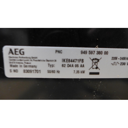 3185 - AEG H 4 Zone Flexinduction Hob Model: IKE84471FB 44xW780xD520  Original RRP £1,029  inc VAT * This l... 