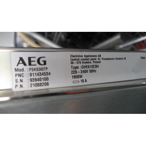 3197 - AEG  Fully Integrated Dishwasher Model: FSK63807P H818xW596xD550  Original RRP £690.83 inc VAT * Thi... 