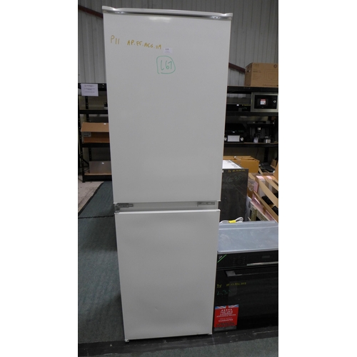 3208 - AEG  50/50 Fridge Freezer (Frost Free) Model: SCE8181VNS H1772xW540xD549  Original RRP £574.17 inc V... 