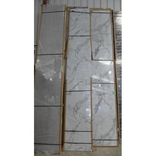 3218 - Worktop Calacatta Cloud Gloss  - 3550x602x38   * This lot is subject to vat