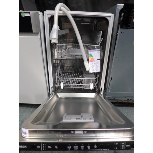 3229 - Bosch H Integrated Slimline Dishwasher Model: SPV25CX00G 815xW448xD550  Original RRP £390.84 inc VAT... 