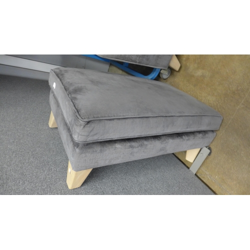 1512 - A Vincent Alessia smoke cushion top footstool