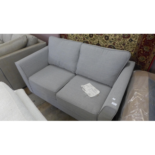 1516 - A Keswick highland grey fabric small two seater sofa