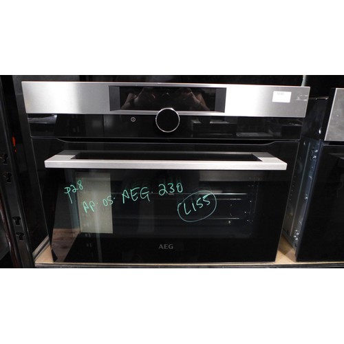 3240 - AEG Compact Oven Model: KPK842220M H455xW594xD567   Original RRP £874.17 inc VAT * This lot is subje... 